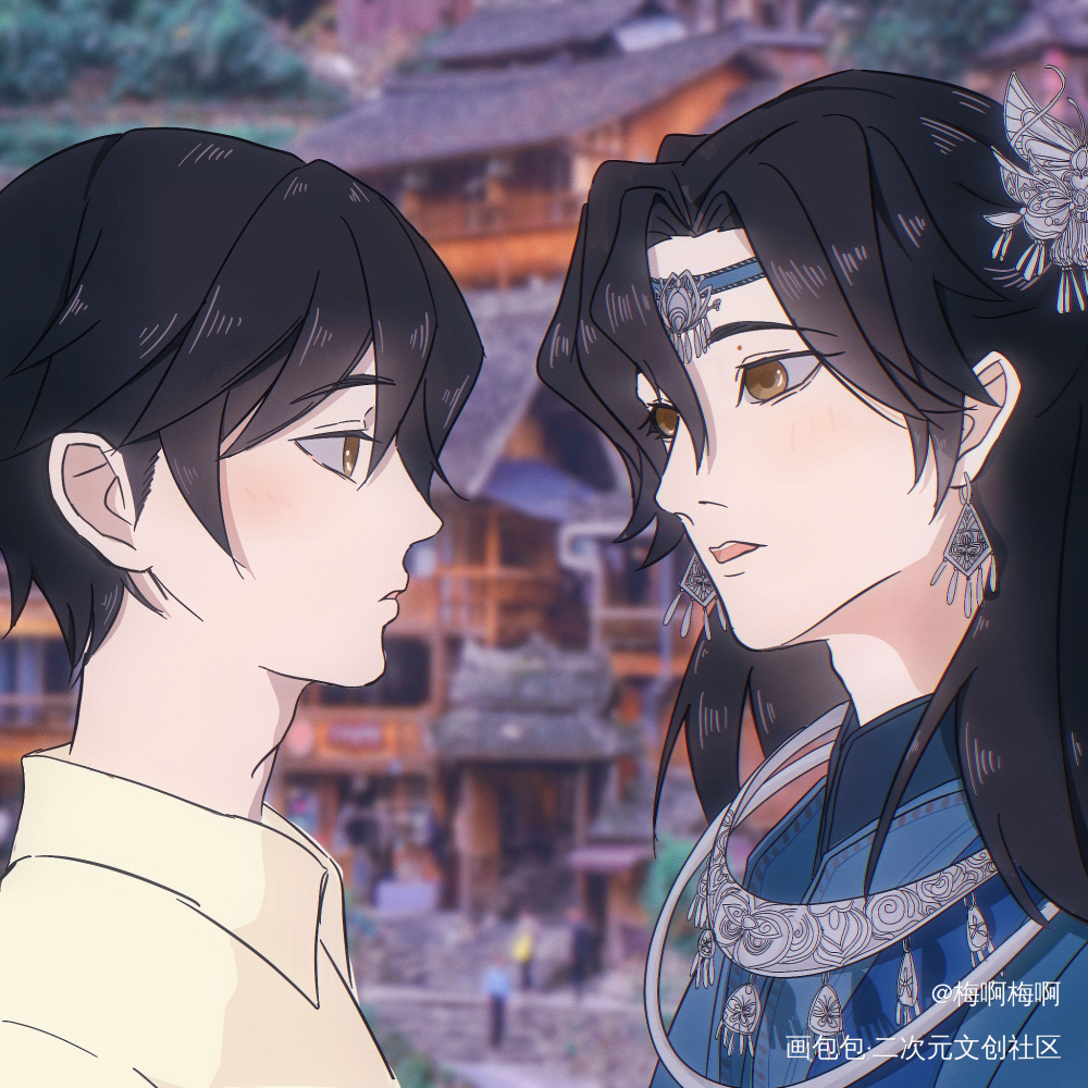 情蛊 | “遇泽阿哥……”_李遇泽沈见青情蛊绘画作品