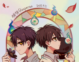 🌈🪟🌸_绘画作品