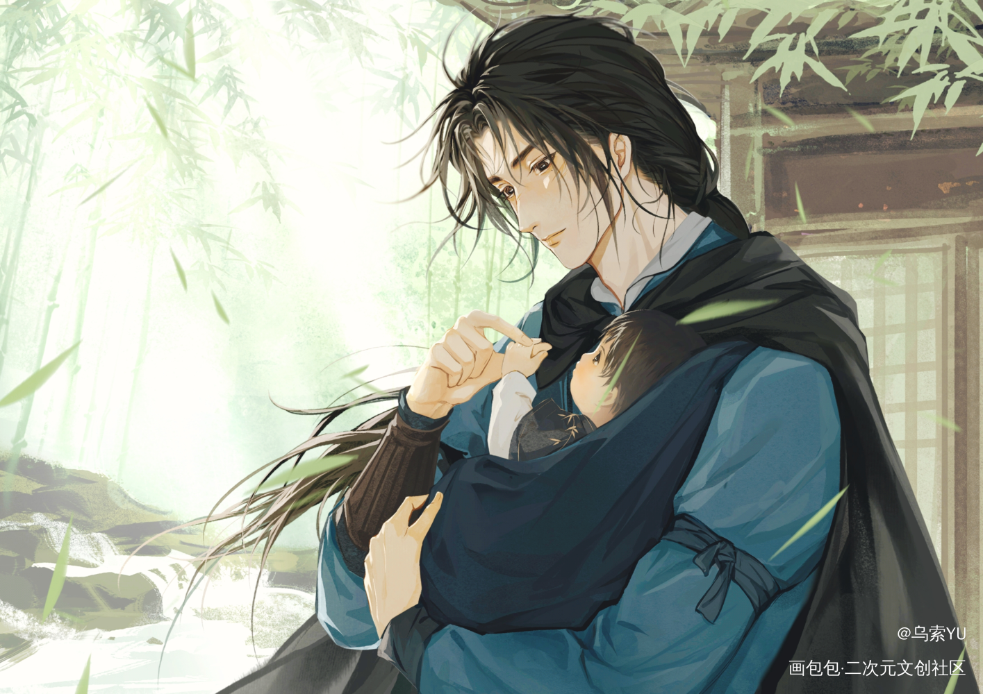 光辉圣洁_江晏燕云十六声绘画作品