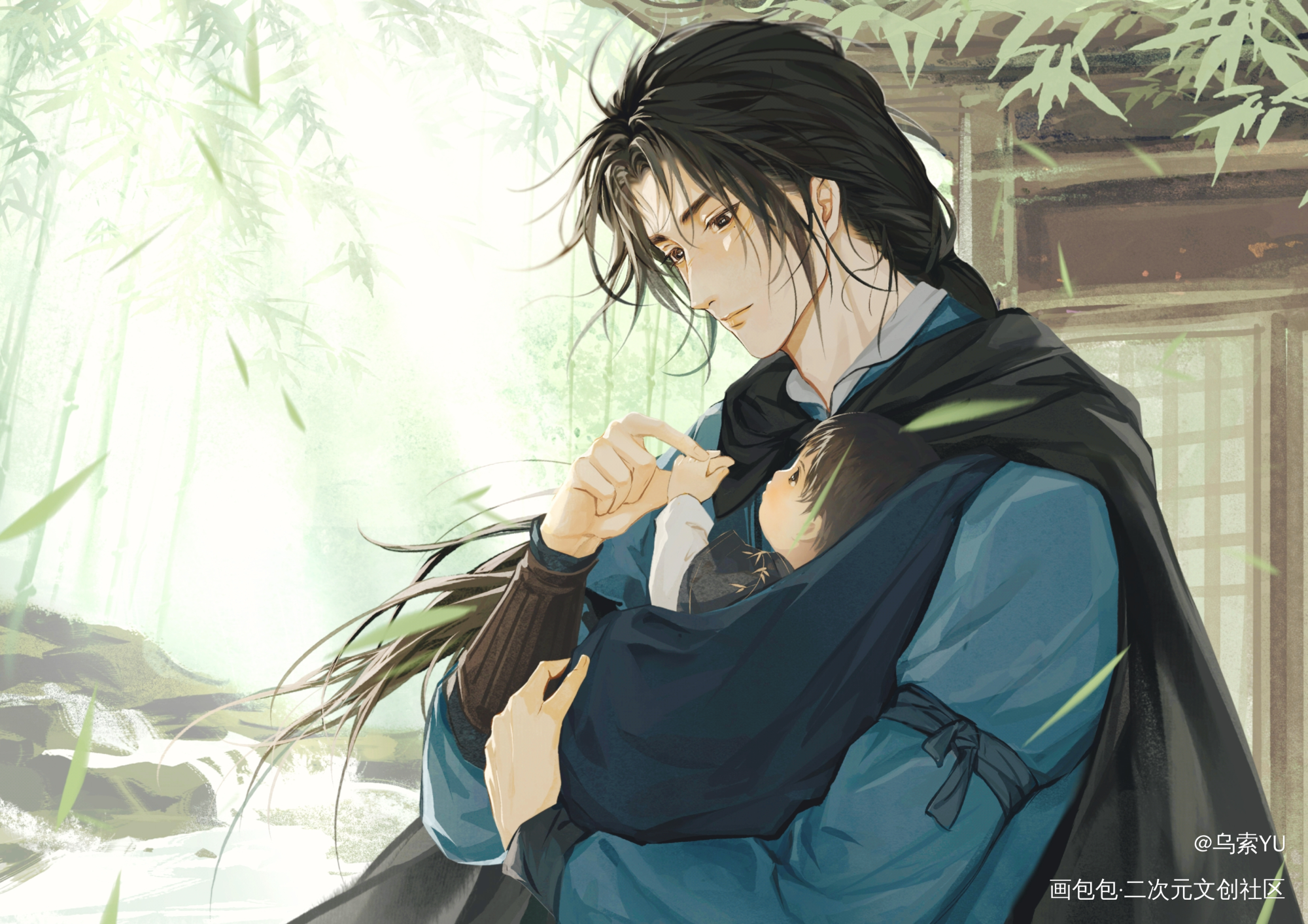 光辉圣洁_江晏燕云十六声绘画作品