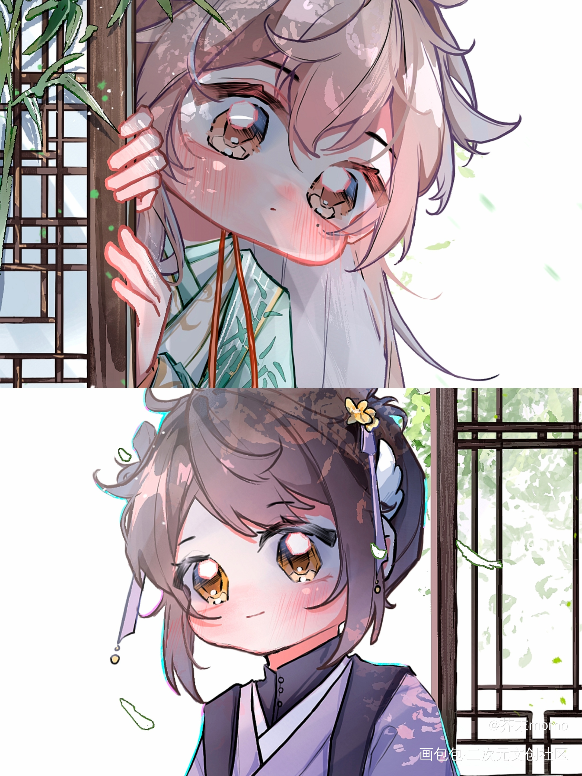 _代号鸢袁基·代号鸢Q版广陵王绘画作品