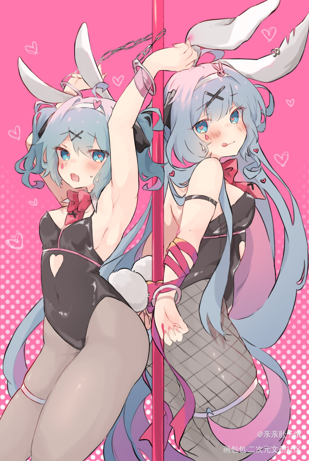 兔子洞_可爱绘画作品