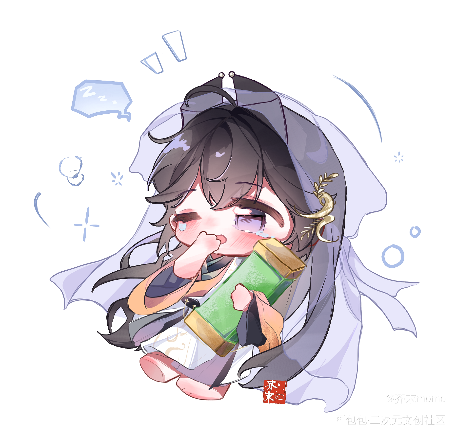 _代号鸢周忠Q版绘画作品
