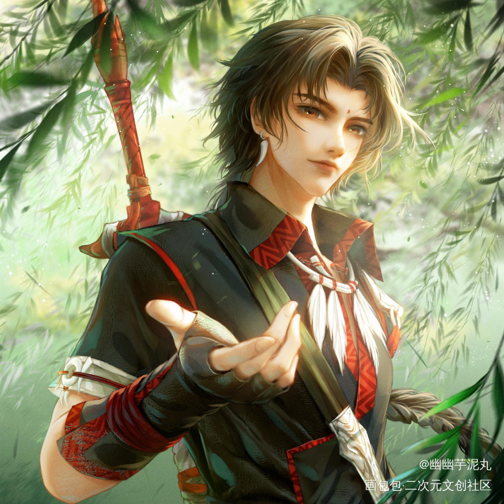 百里屠苏_古剑奇谭百里屠苏画头像古剑奇谭一绘画作品