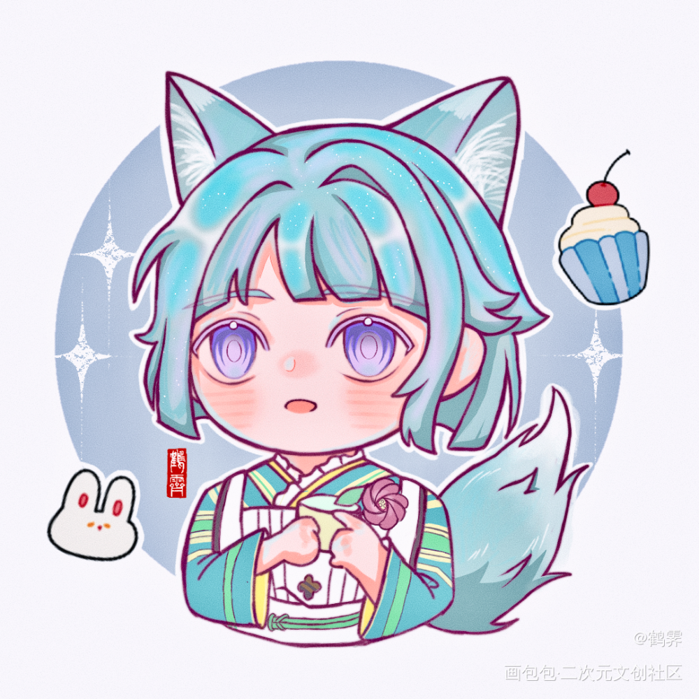 狐狸小创_偶像梦幻祭紫之创二创绘画作品