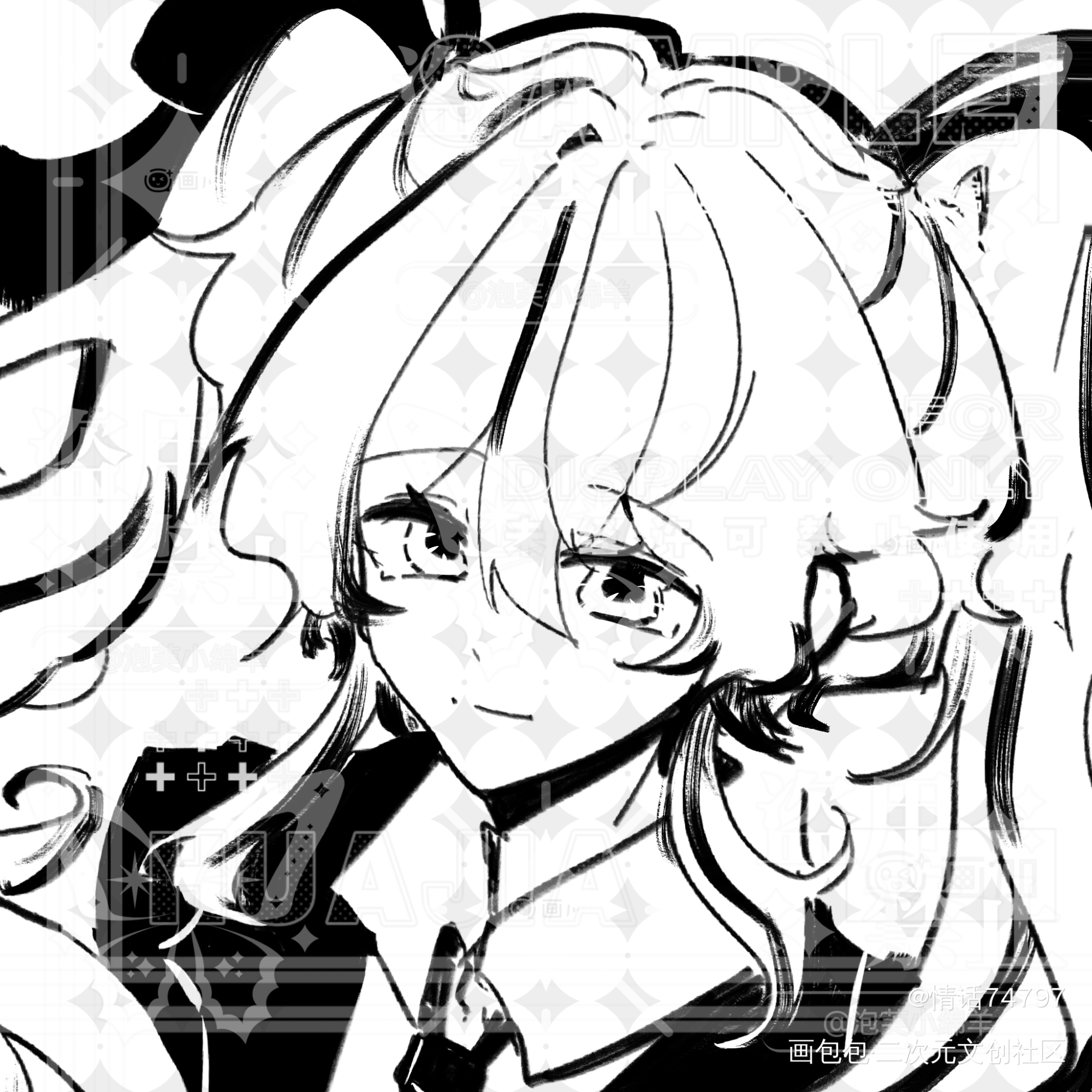 自家oc宝宝呀_绘画作品