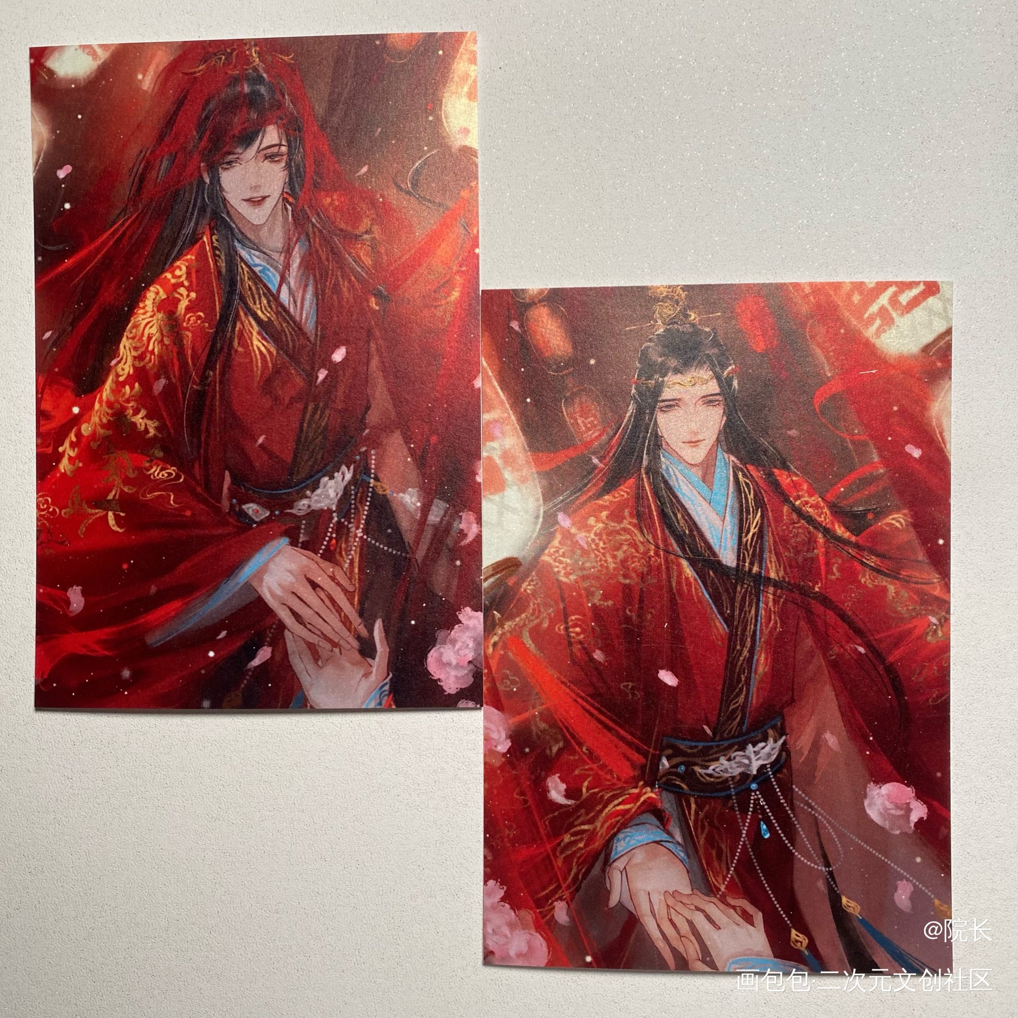 大婚！_魔道祖师授权返图蓝忘机·魔道祖师魏无羡·魔道祖师蓝忘机魏无羡绘画作品