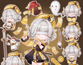除妖小师妹新皮肤来喽～_绘画作品