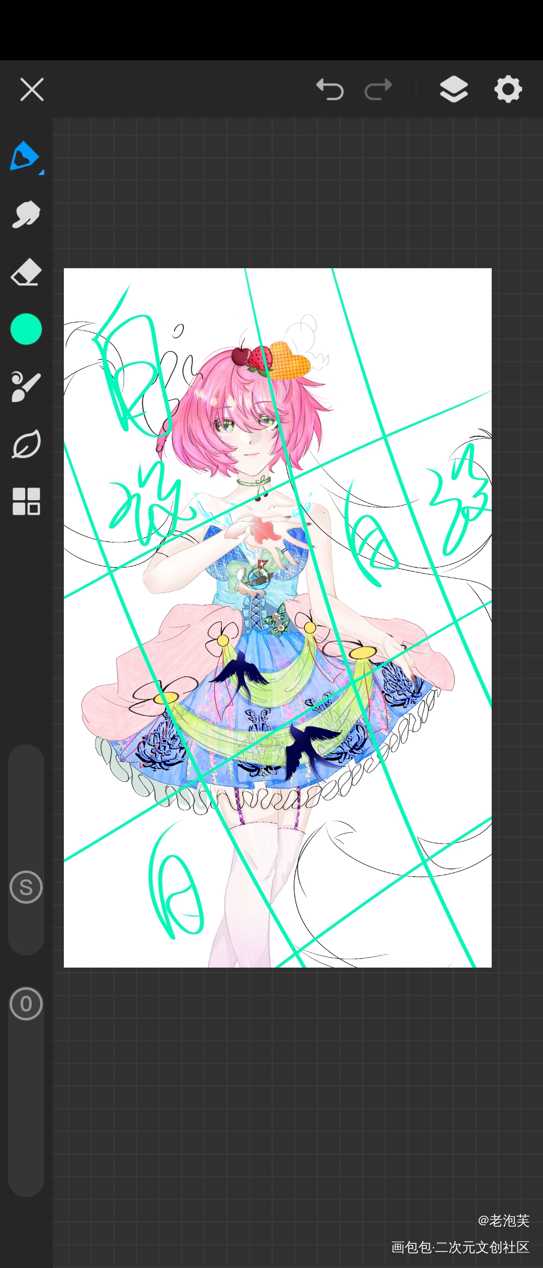 自设上色中_自设原创绘画作品