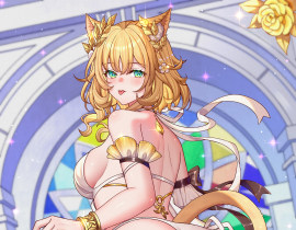 阿格莱雅大猫猫~_绘画作品