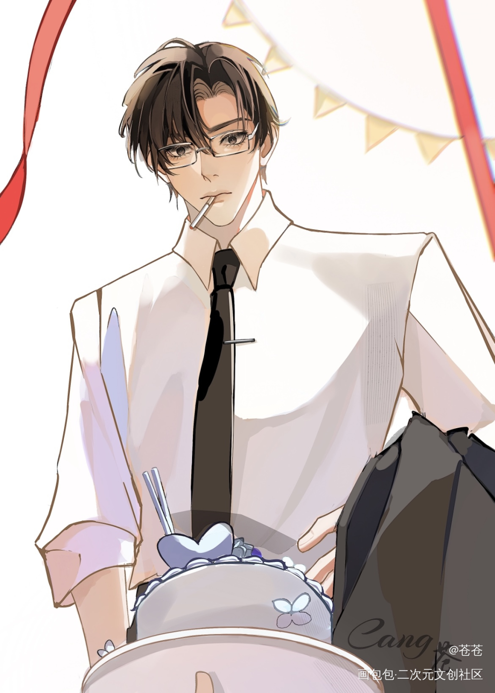 谢清呈生日快乐🎂_病案本谢清呈绘画作品