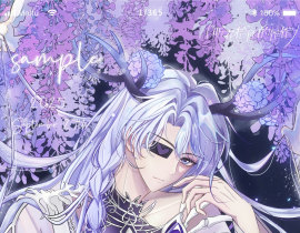 紫藤花下_绘画作品