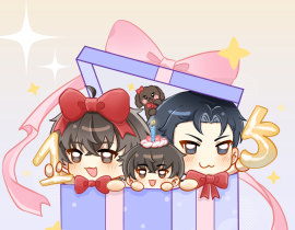 群秀15周年啦_绘画作品