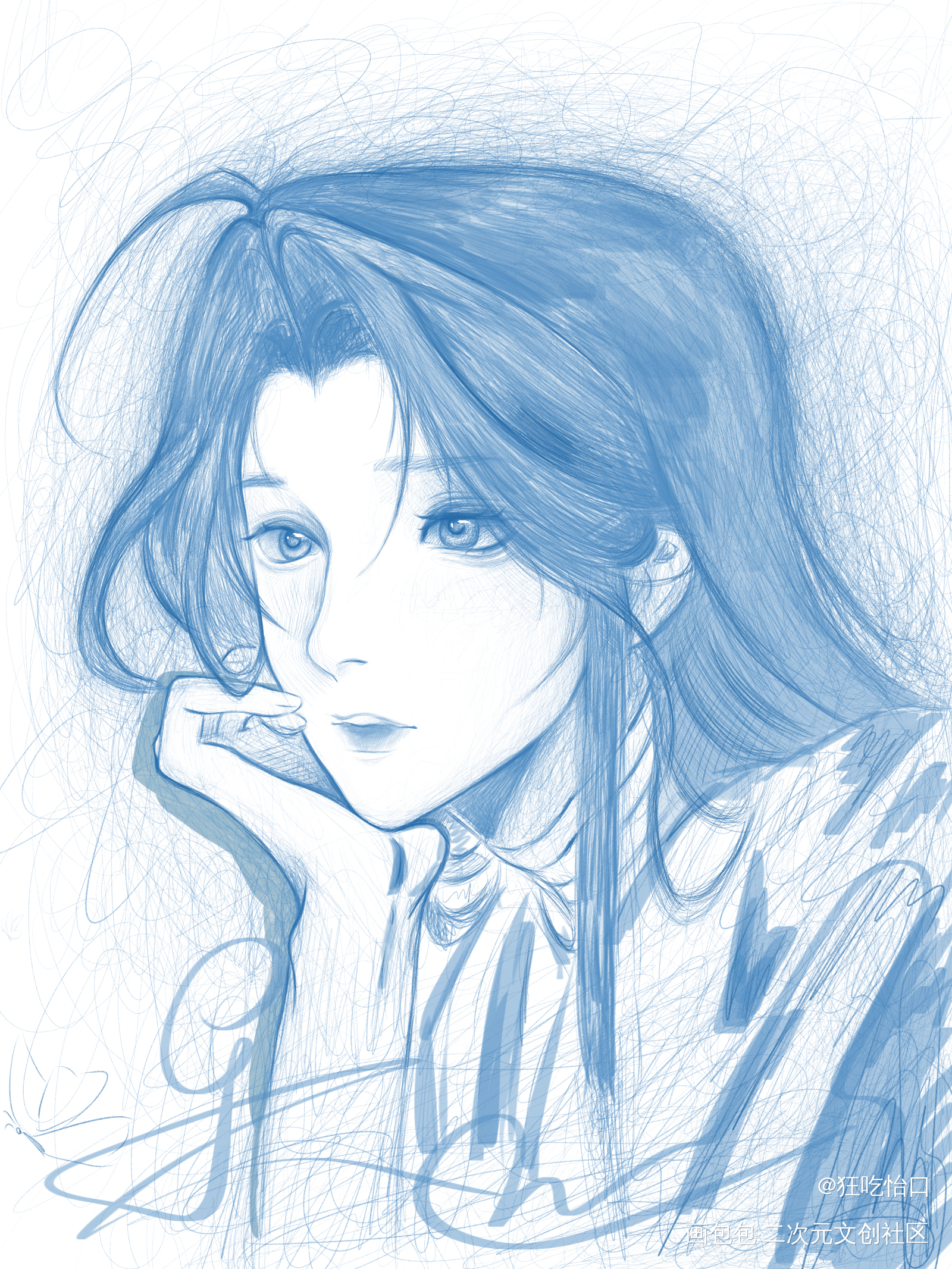 (⑉• •⑉)♡_天官赐福谢怜·天官赐福绘画作品