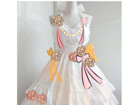 园丁宁芙奖cos服华改设计图_绘画作品