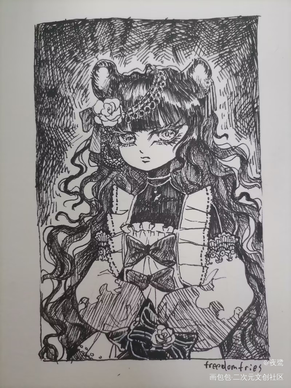 魔女鼠-玛杰拉•冯•薇尔娜_oc绘画作品