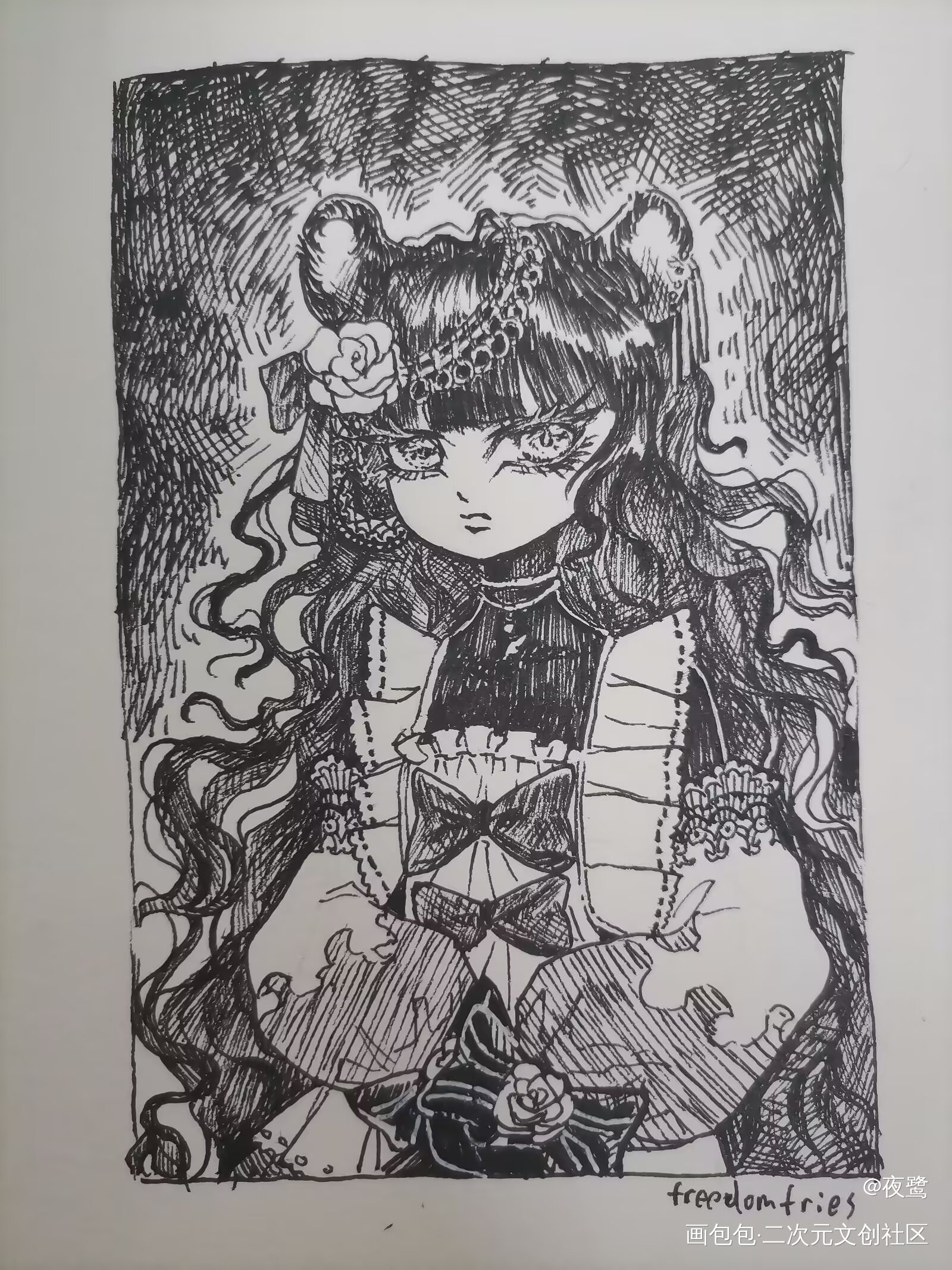 魔女鼠-玛杰拉•冯•薇尔娜_oc绘画作品