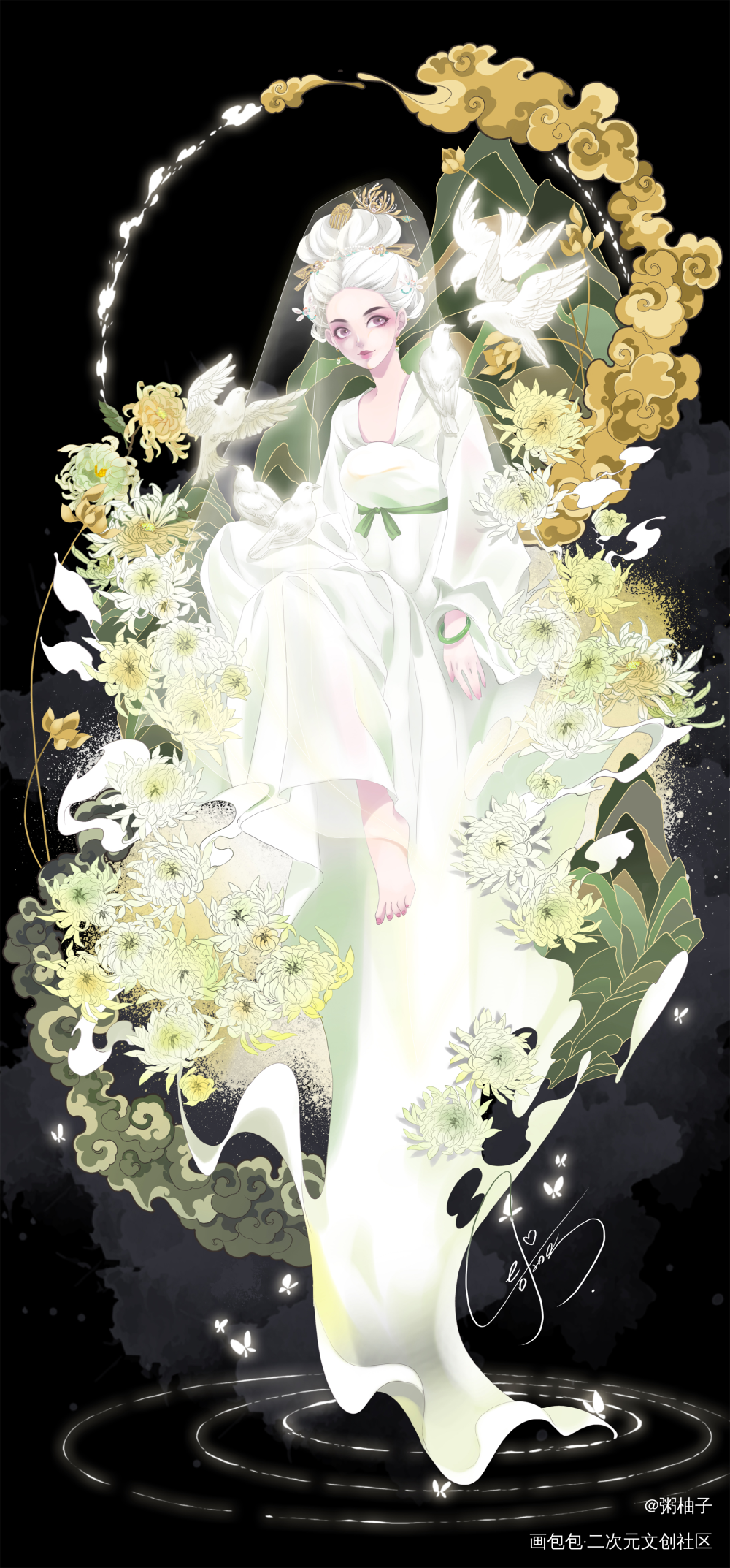 白素启秋_绘画作品