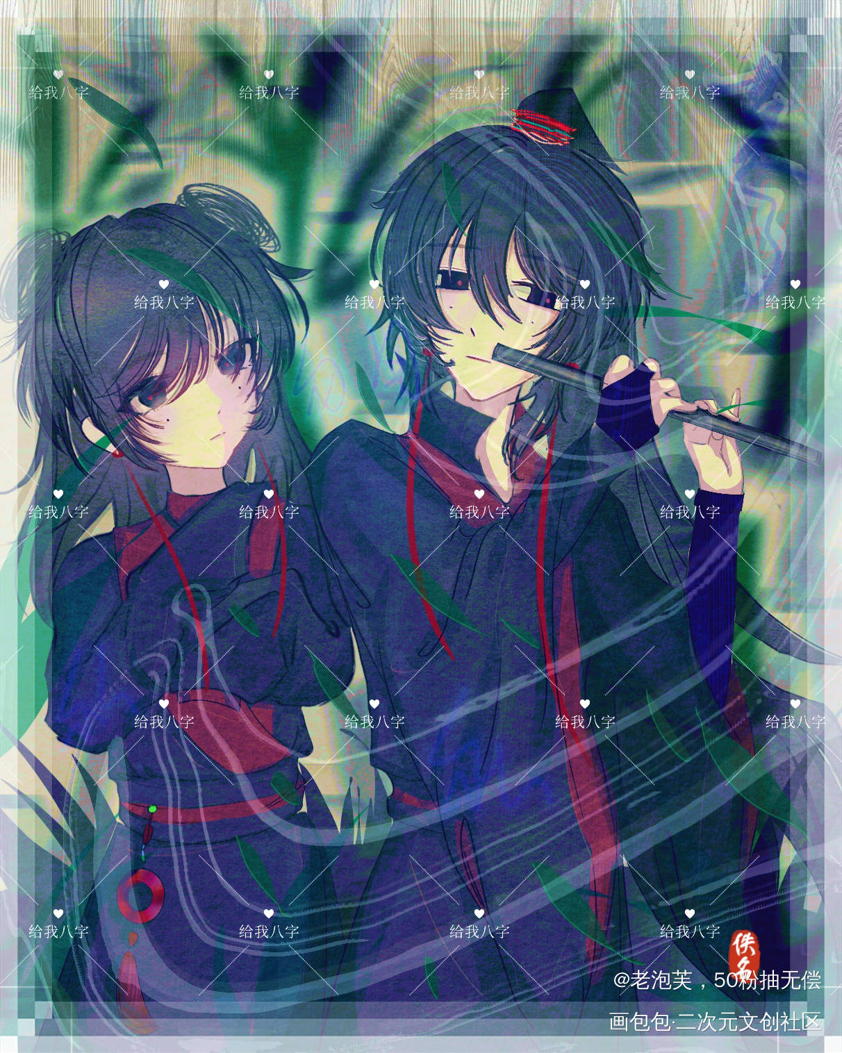 画完_离雨亭离雨婷头七怪谈同人绘画作品