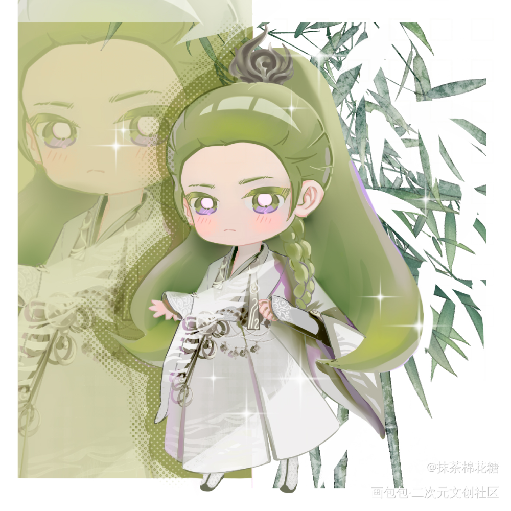 打不shi的古风Q版全身立绘_剑三古风Q版绘画作品