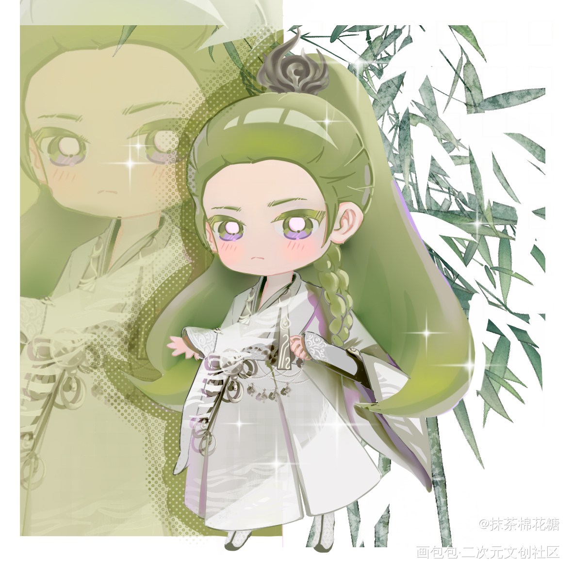 打不shi的古风Q版全身立绘_剑三古风Q版绘画作品