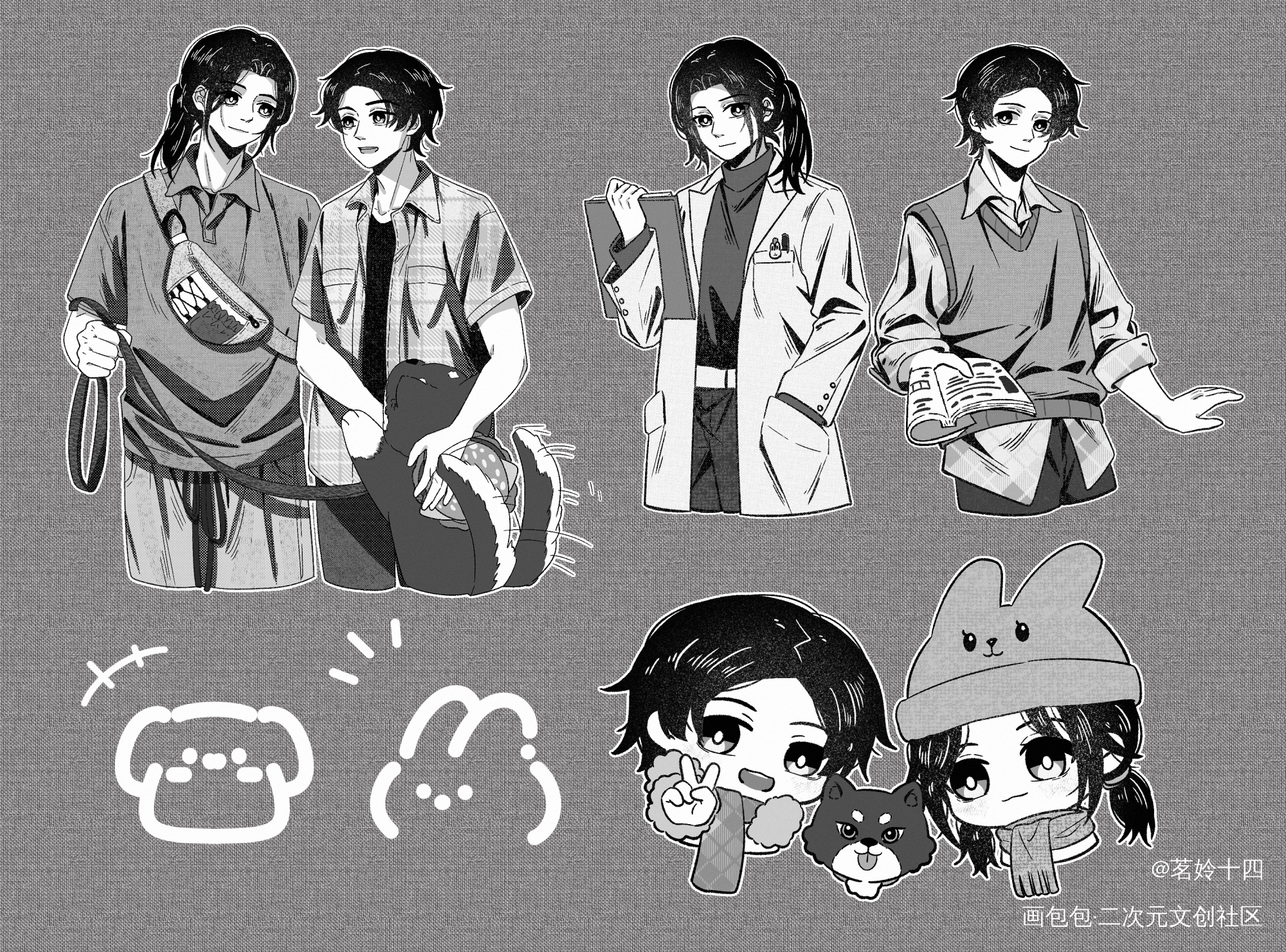 【oc】自家孩子_今日OC推荐oc绘画作品