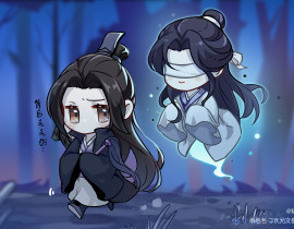 背后毛毛的_绘画作品