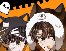 万圣节_绘画作品