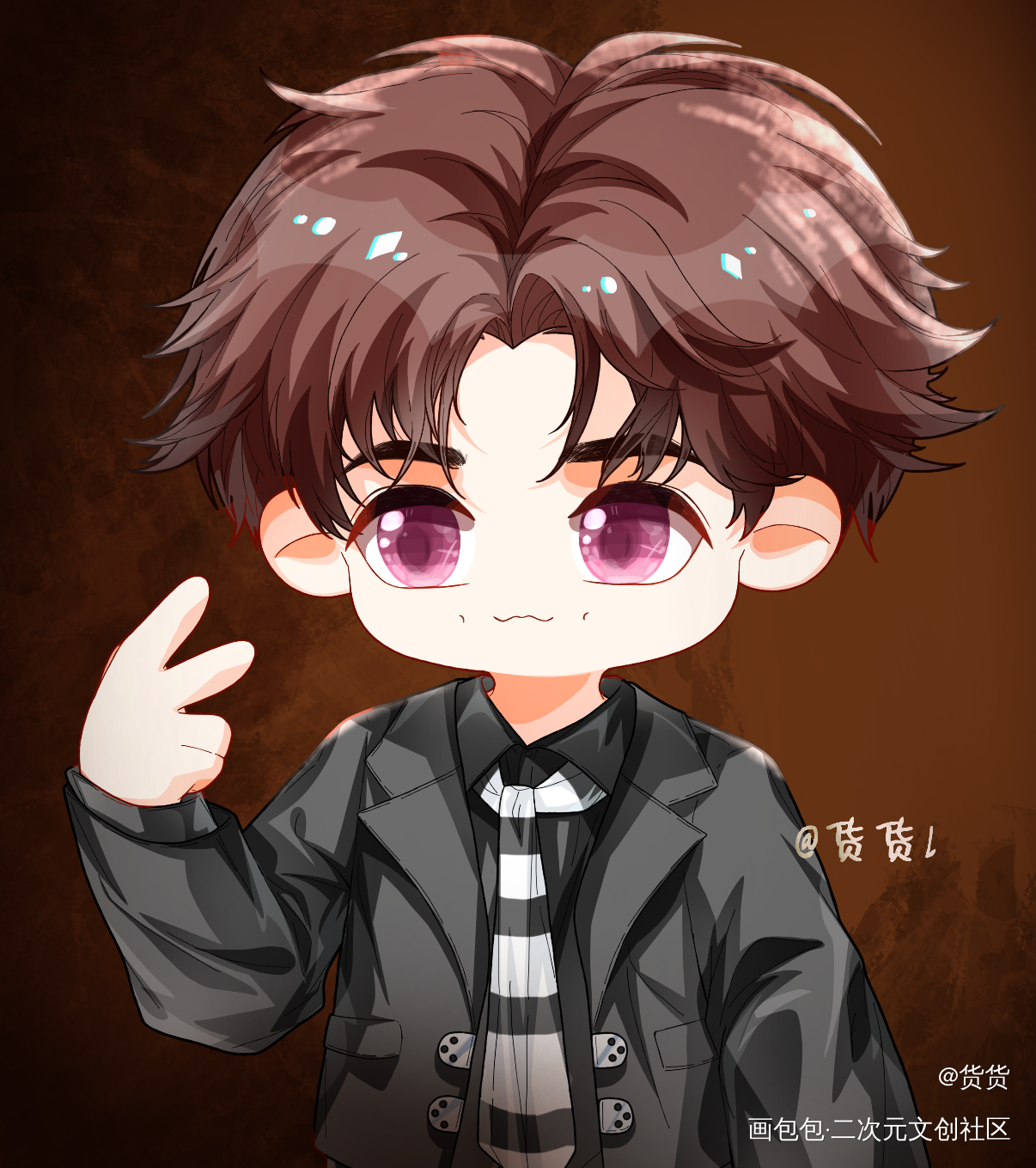 _人物练习Q版绘画作品