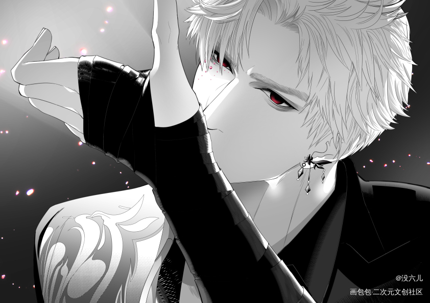 秦彻-舞台卡_恋与深空秦彻绘画作品