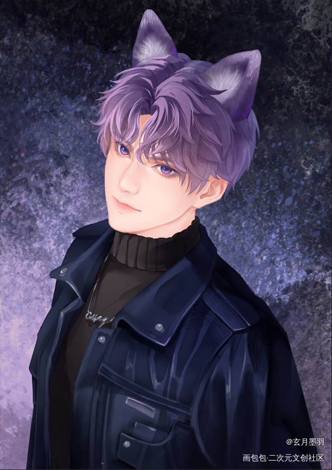 _恋与深空祁煜绘画作品