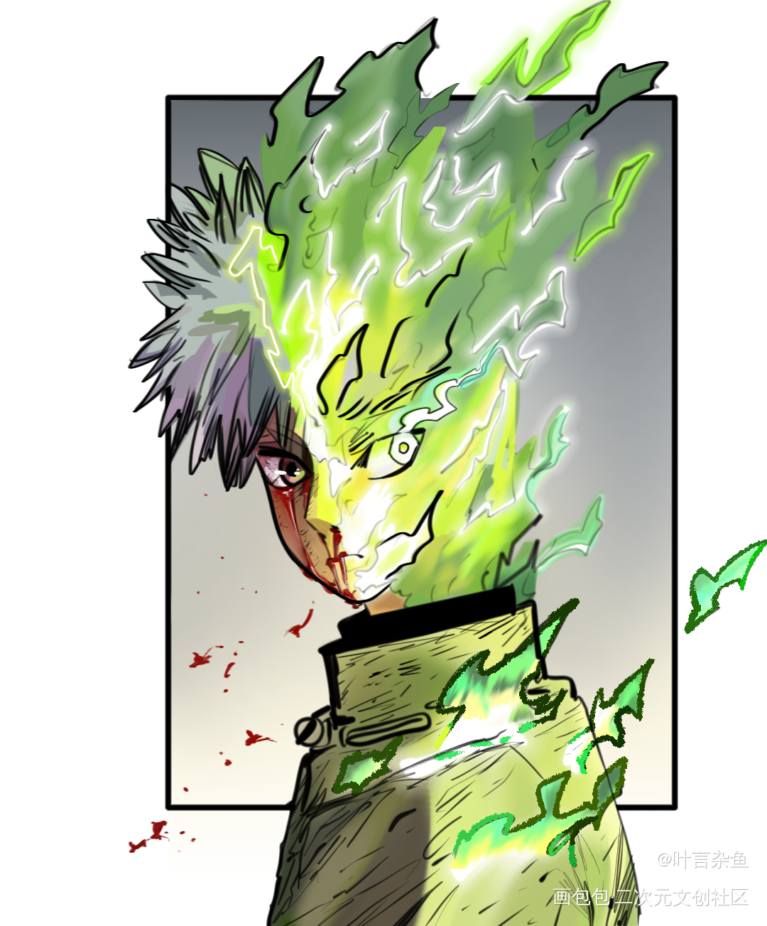 _高皓光日月同错绘画作品