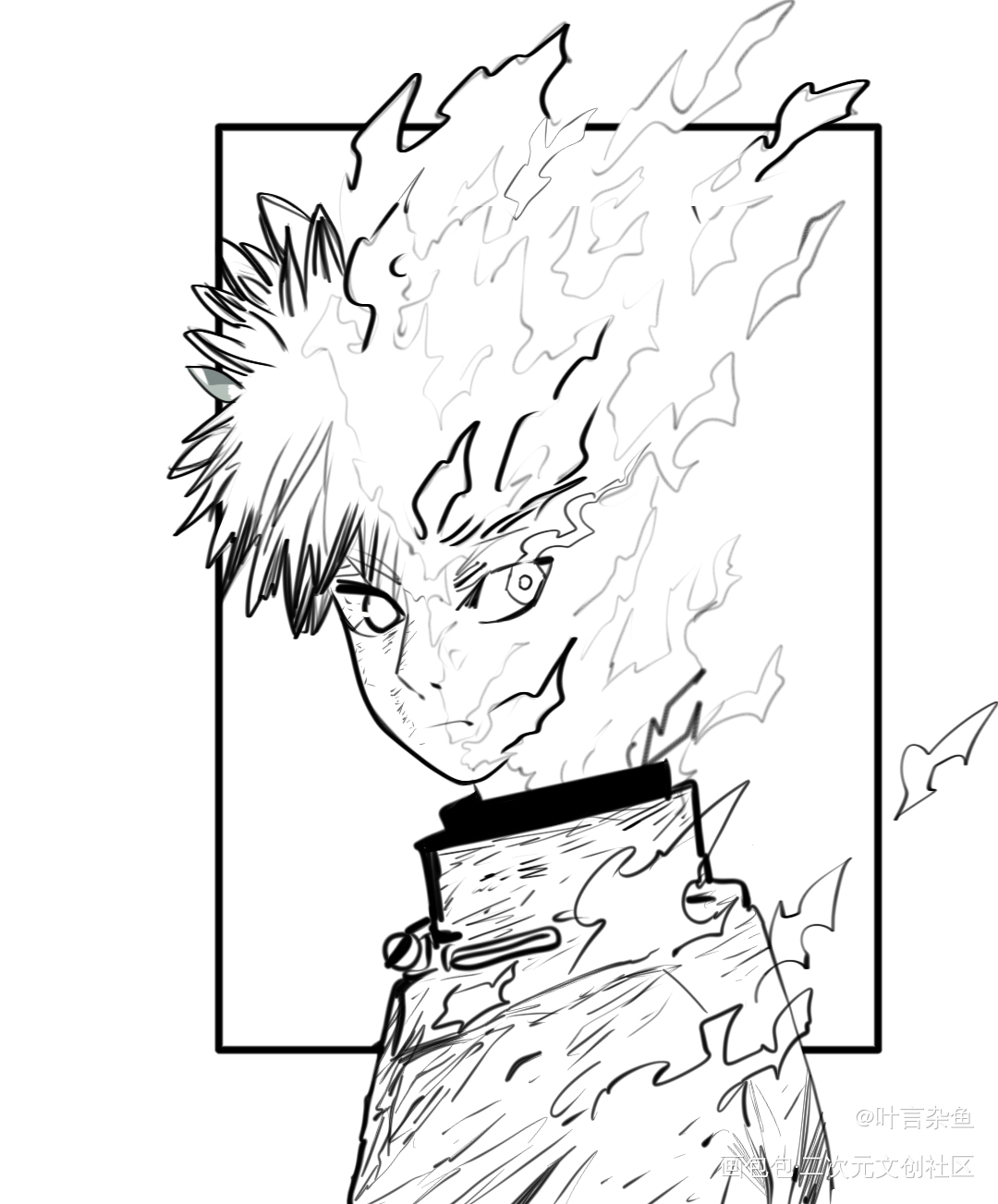 _高皓光日月同错绘画作品