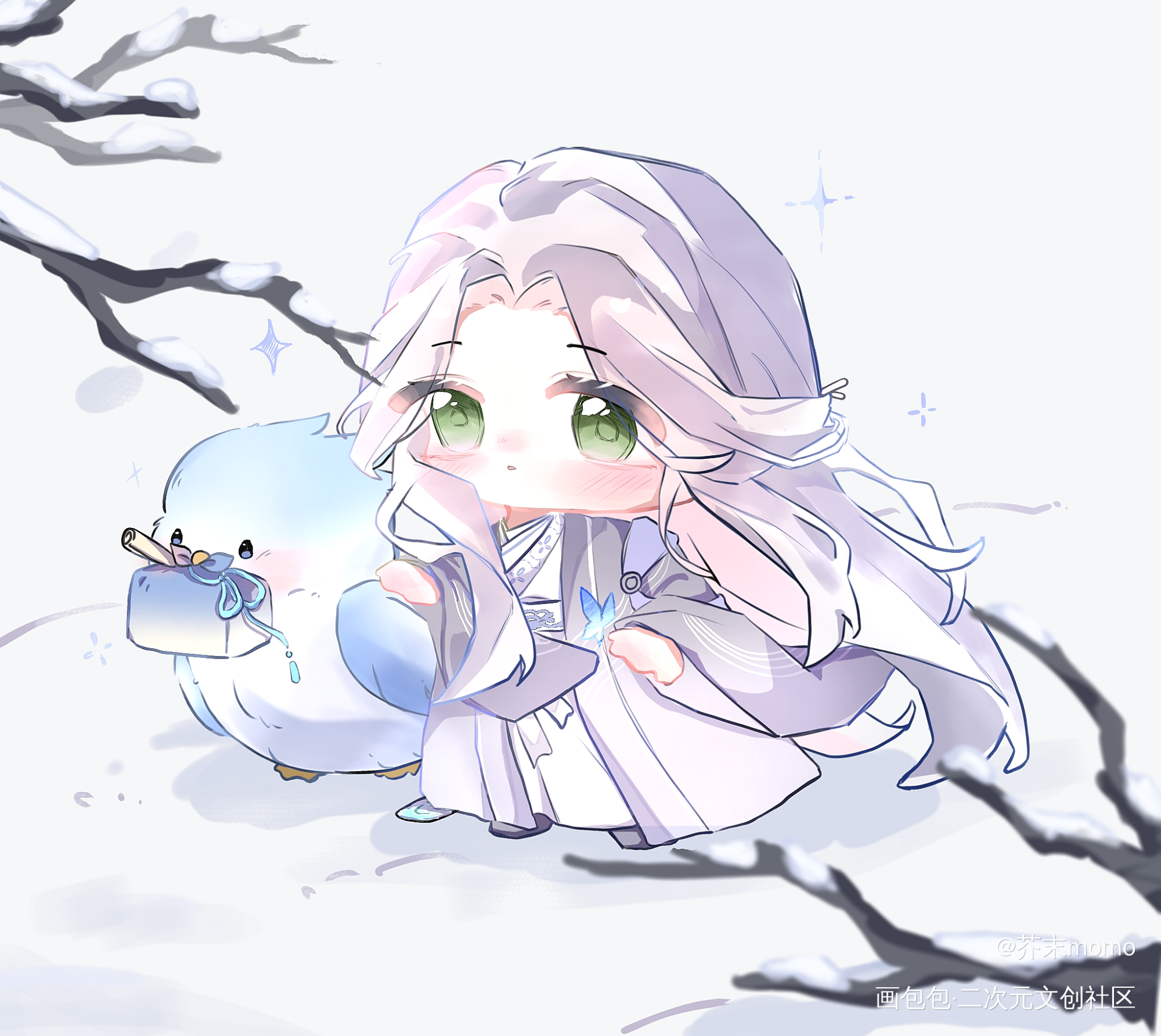 _代号鸢左慈·代号鸢Q版1115左慈初见日绘画作品