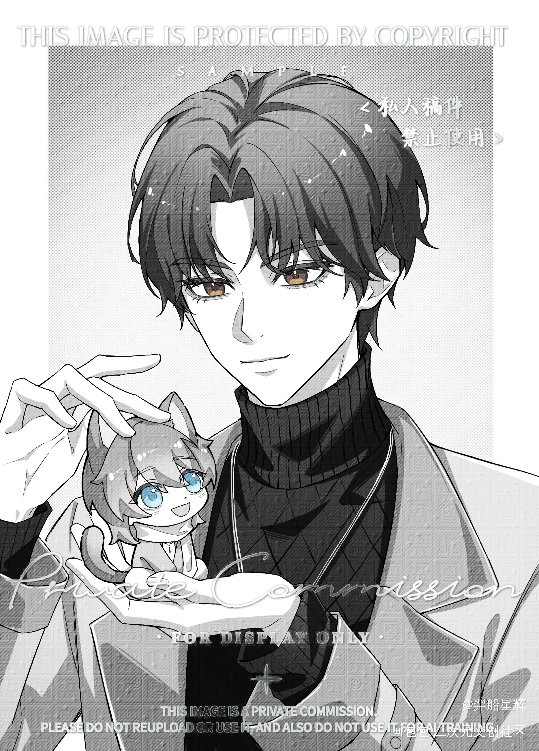 洛羿生日快乐！_附加遗产188男团洛温绘画作品