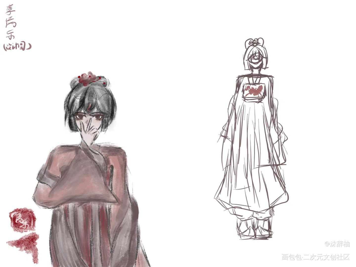 OC设计图_oc绘画作品