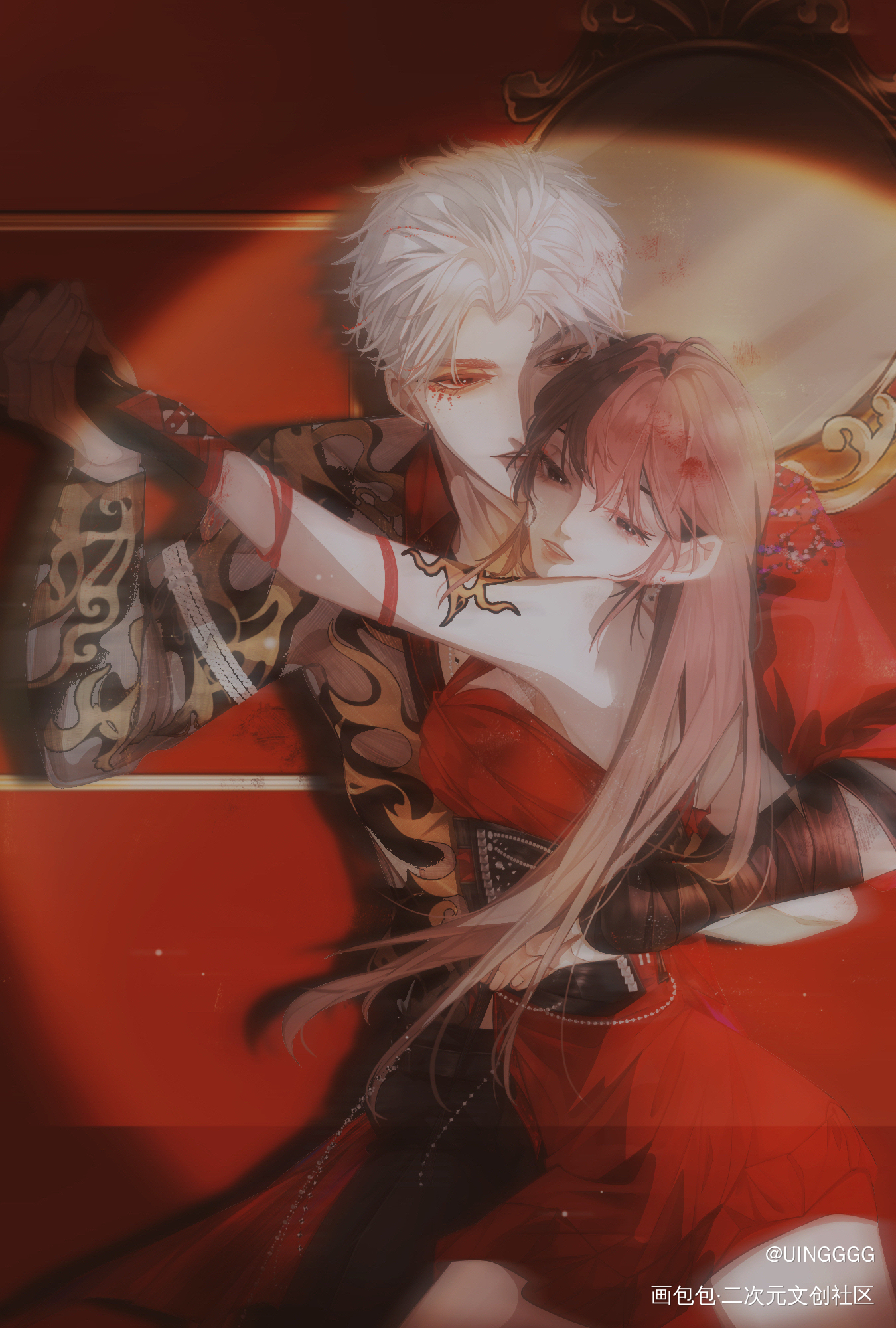 Improvised Flow❤️‍🔥_恋与深空秦彻同人恋与深空秦彻秦彻绘画作品