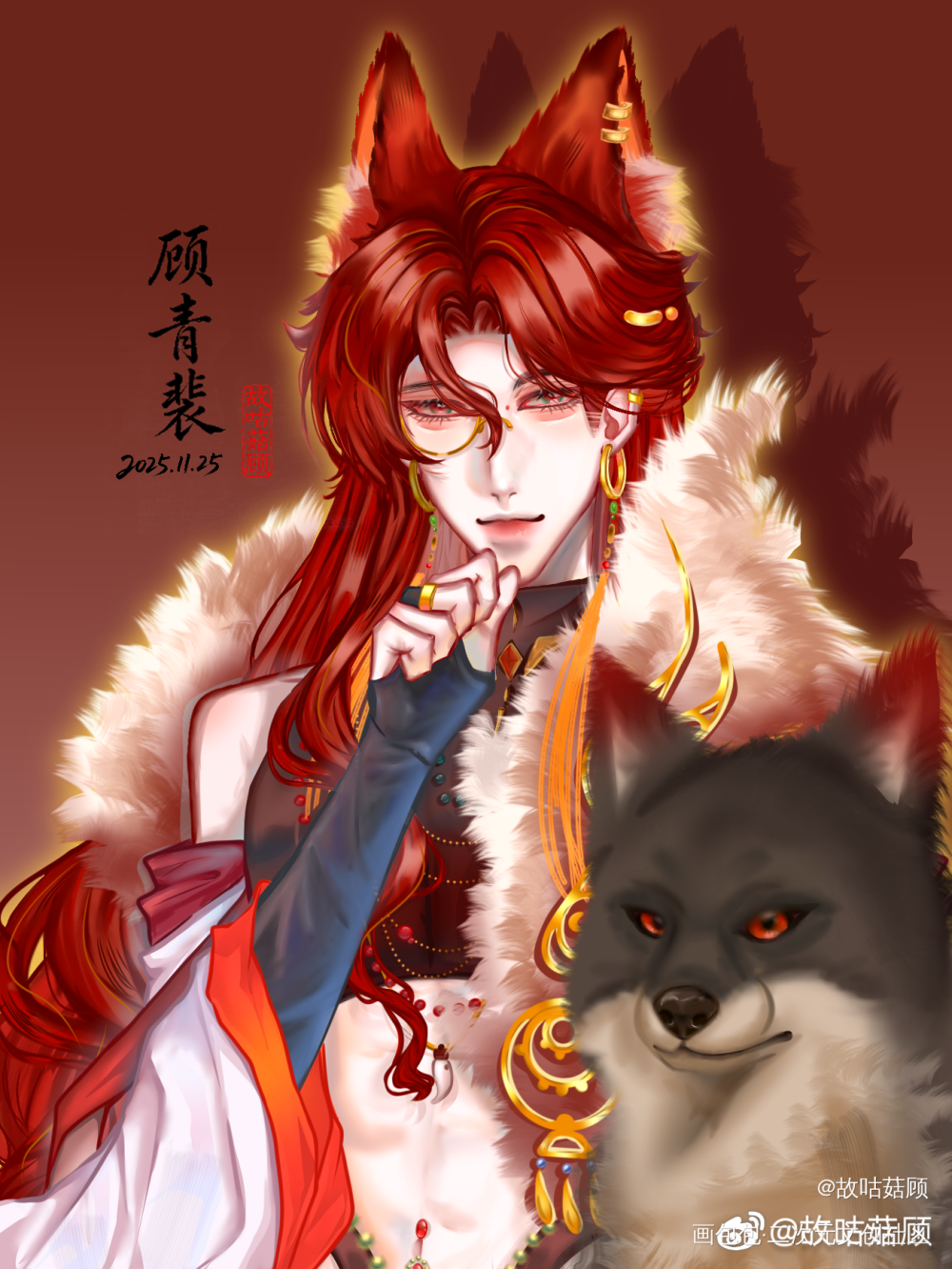 天仙～_针锋对决188男团原顾顾青裴绘画作品