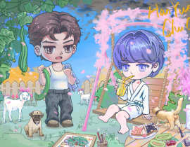 韩楚：韩越&楚慈_绘画作品