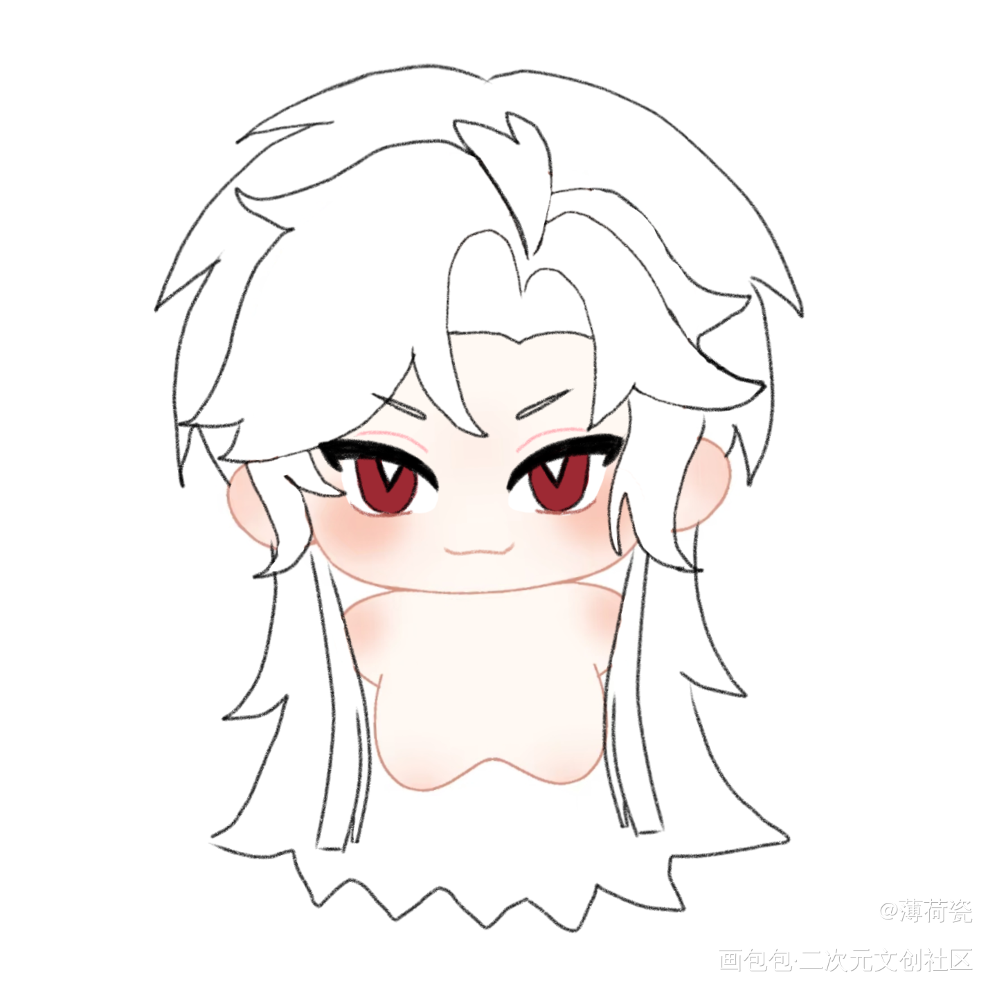 秦彻长发_恋与深空秦彻绘画作品