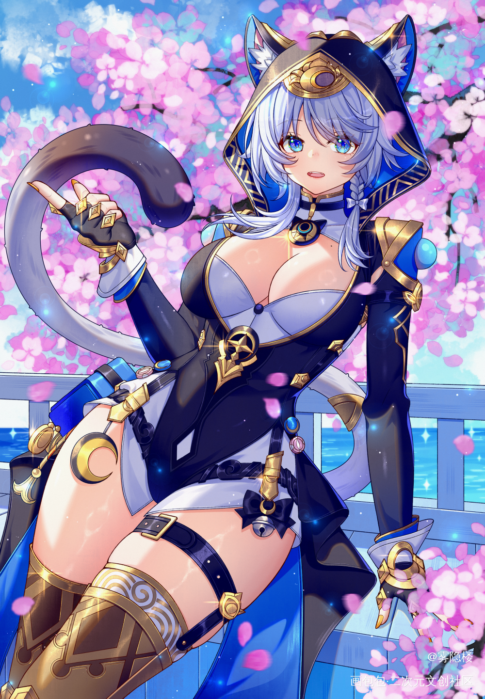 可爱猫猫～_崩坏星穹铁道绘画作品