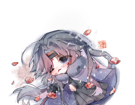 挨刀真的是痛死了……绘画作品