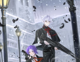 凪玲 小镇除魔师paro_绘画作品