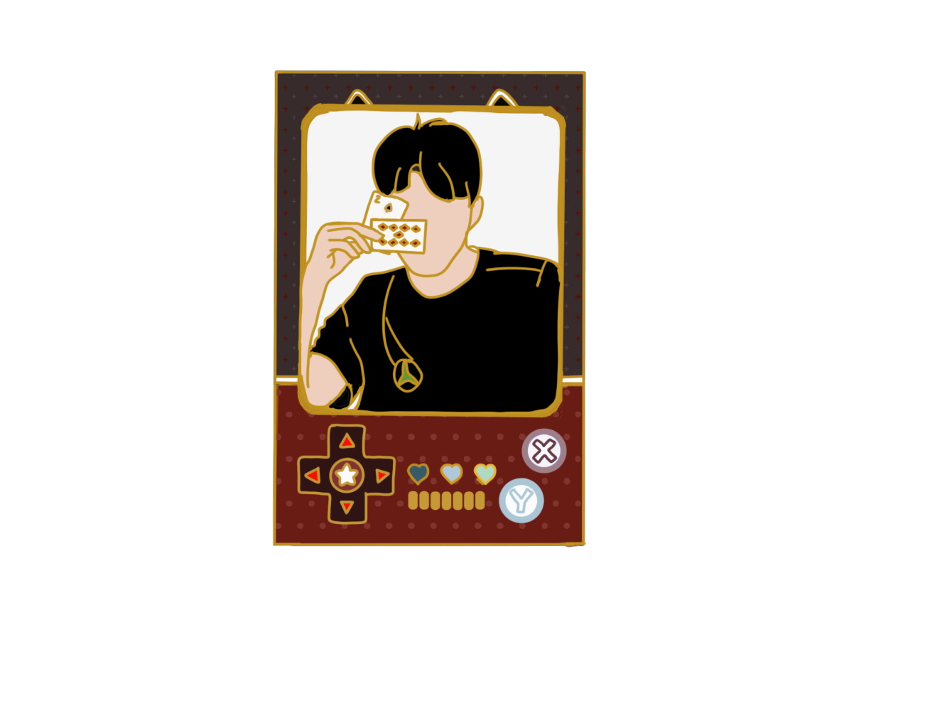 金属徽章四件套_周边设计绘画作品