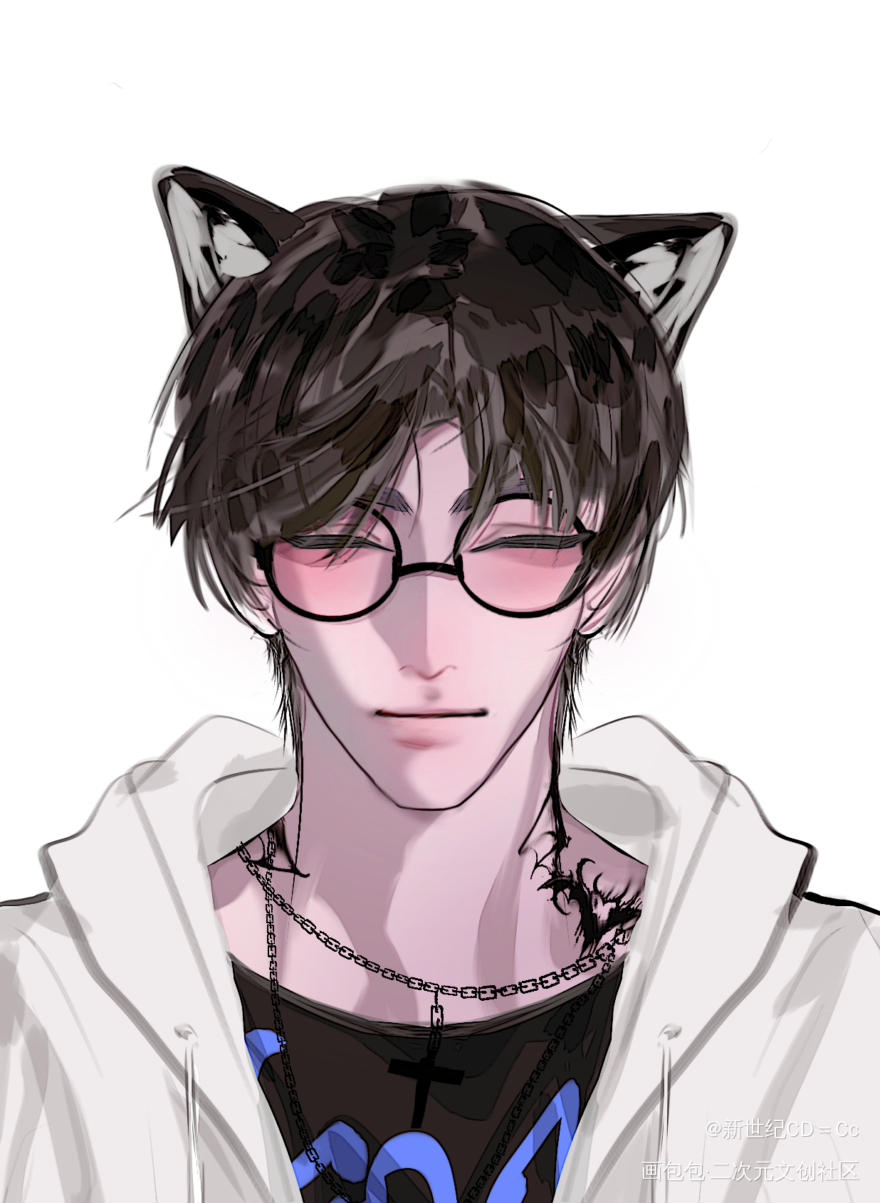 发型从来不画，只糊（老实）_我要上首推我要上首页绘画作品