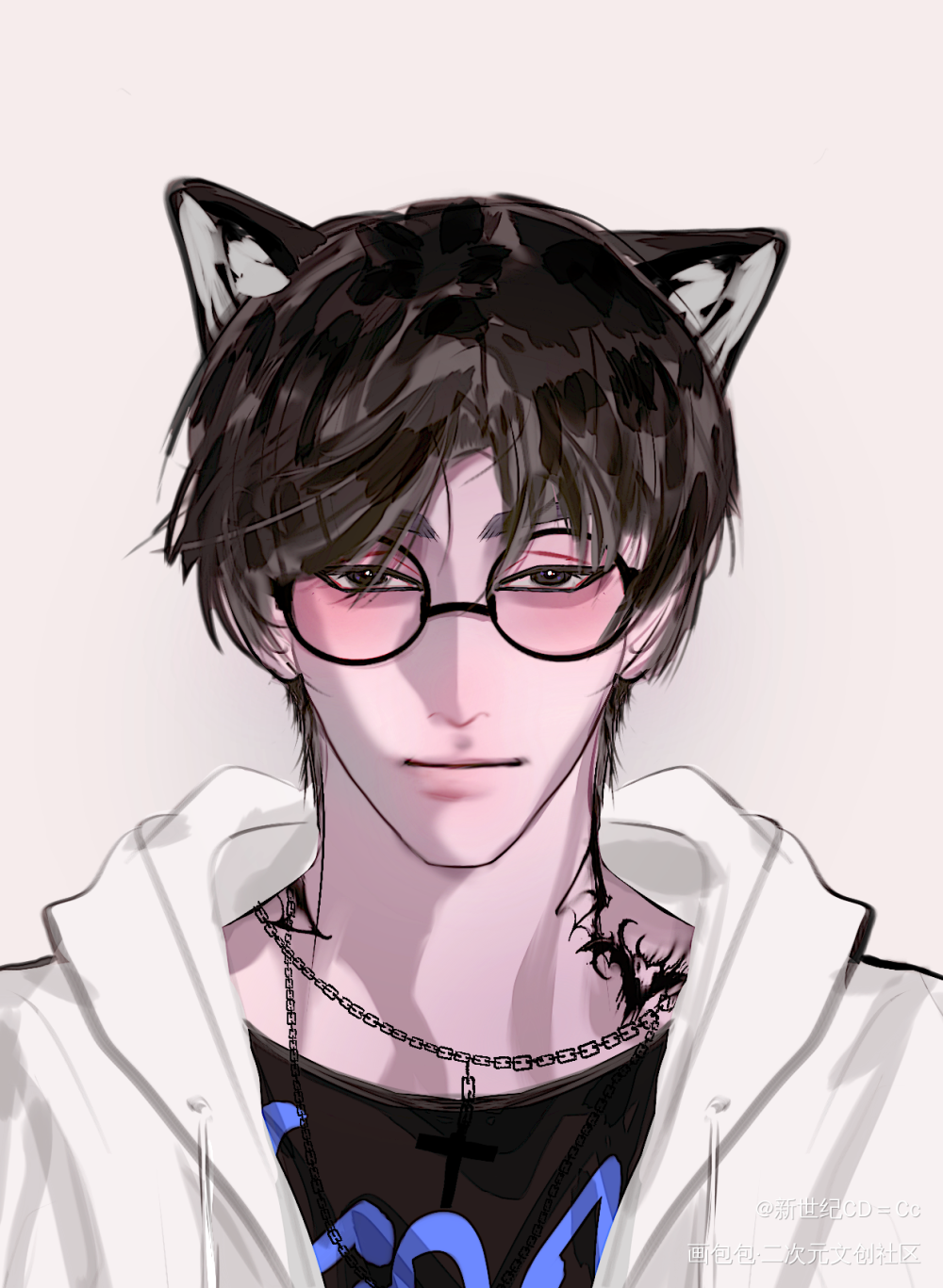 发型从来不画，只糊（老实）_我要上首推我要上首页绘画作品