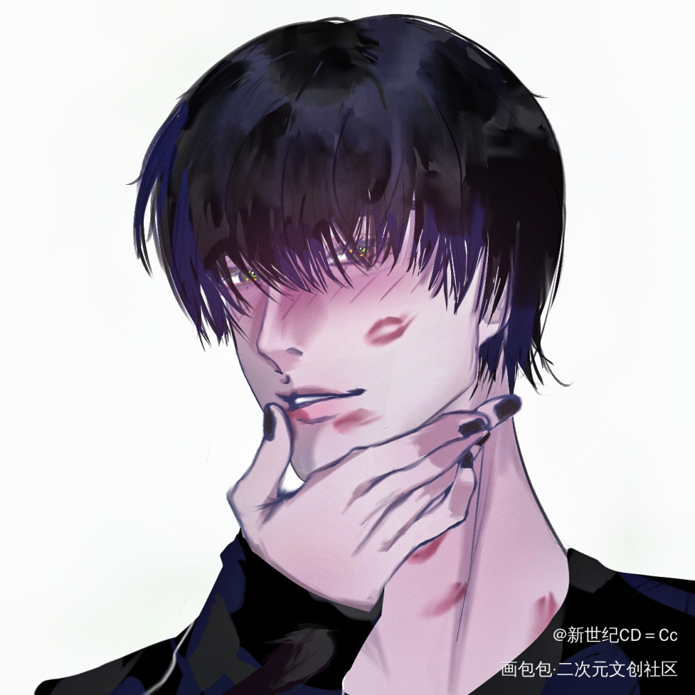 发型从来不画，只糊（老实）_我要上首推我要上首页绘画作品