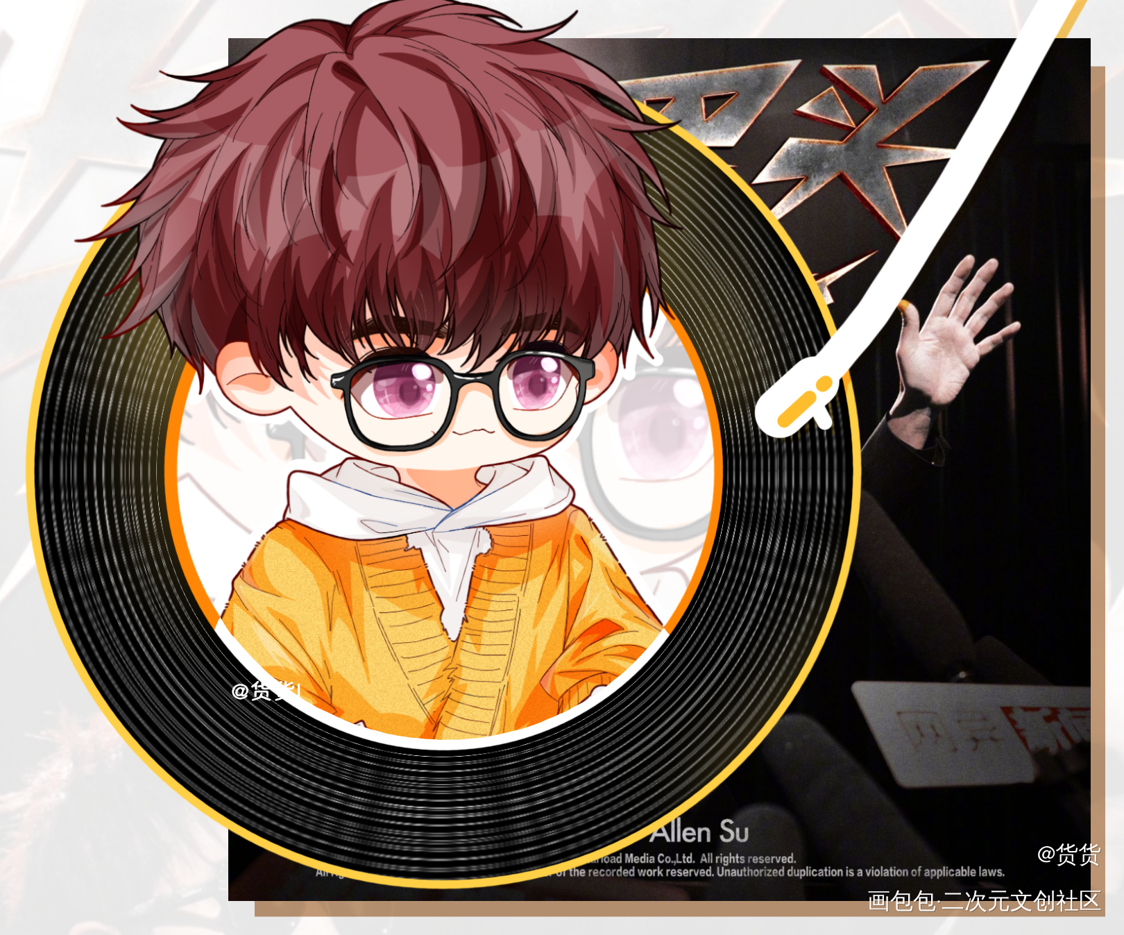 _人物练习Q版绘画作品