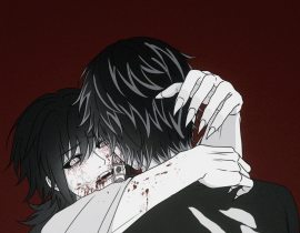 炭义｜初拥_绘画作品