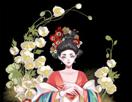 丽春牡丹锦_绘画作品